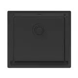 Кухонная мойка Paulmark Lassan 49 UNI (490*440) Матовый черный NANO PVD