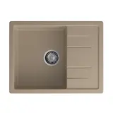 Кухонная мойка Granfest Quadro 650L (650*500) Песочный