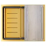 Кухонная мойка Paulmark Next-multi sink 54 UNI (540*450) Брашированное золото BG