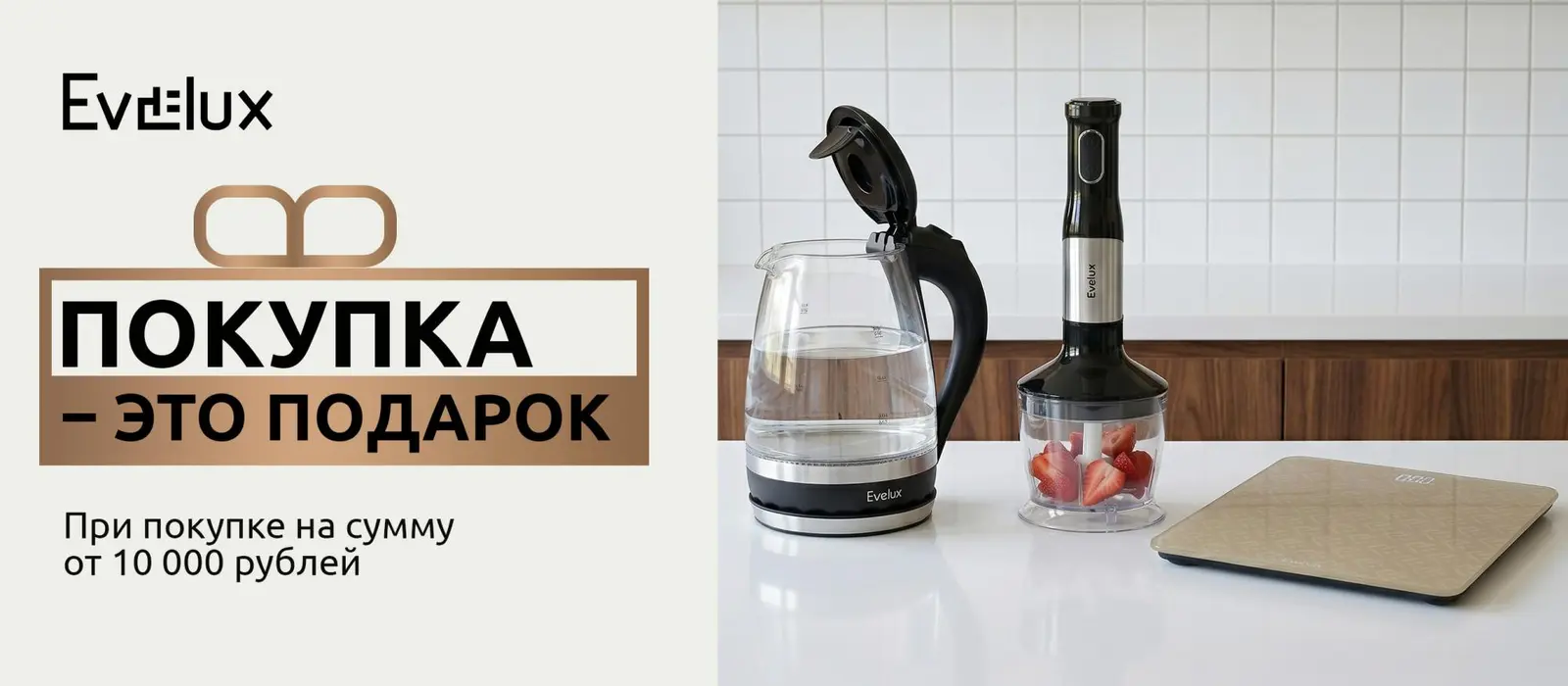 Покупка – это подарок Evelux