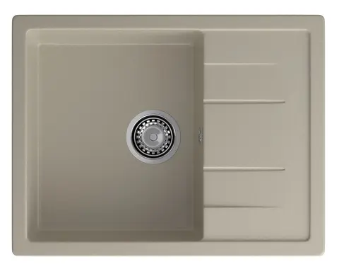 Кухонная мойка Granfest Quadro 650L (650*500) Топаз