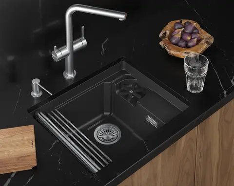 Кухонная мойка Granula KS-5505RU (550*450) Черный