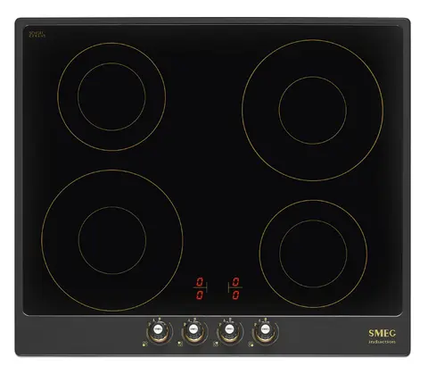 Индукционная варочная панель Smeg SI764AOM