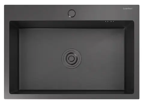 Кухонная мойка Granfest Metal 6545 (650*450) PVD Графит