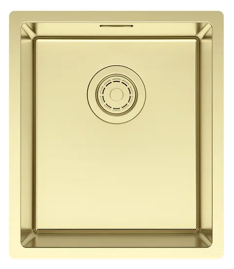Кухонная мойка Paulmark Lassan 38 UNI (380*440) Светлое золото LG