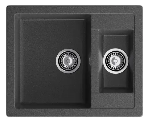 Кухонная мойка Granfest Quadro 610K (610*50) Графит