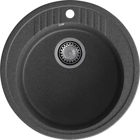 Кухонная мойка Granfest Rondo 520 (D520) Графит