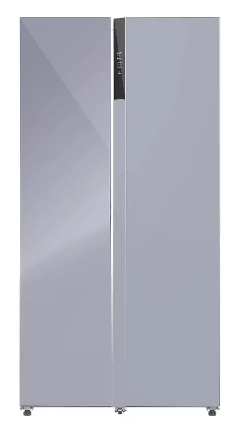 Отдельностоящий холодильник LEX LSB530SlGID (Серебристый/стекло)