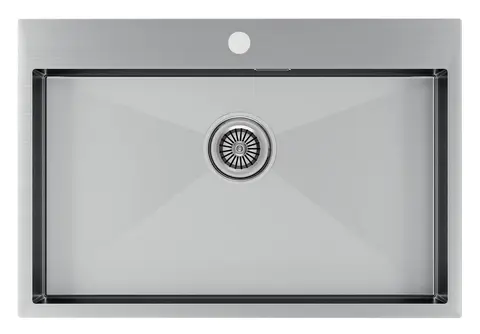 Кухонная мойка Paulmark Kroner 75 (750*510) Брашированная сталь BS