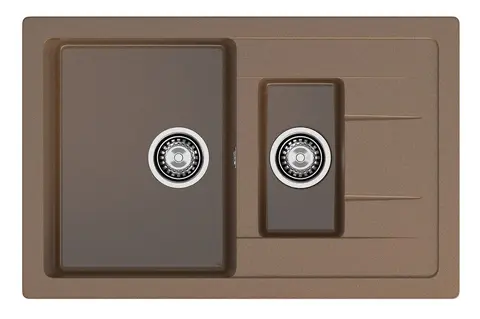 Кухонная мойка Granfest Quadro 775KL (765*495) Терракот