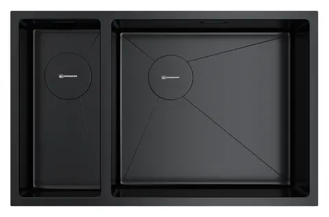 Кухонная мойка Omoikiri Taki 69-2-U/IF-GB-R Side (4993183) графит